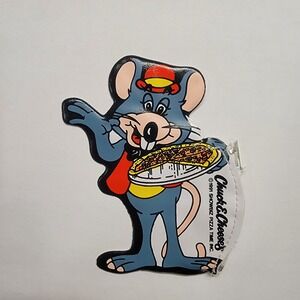 Chuck E Cheese Coin Purse Excellent 1991 Vintage Showbiz Pizza Pouch Zipper